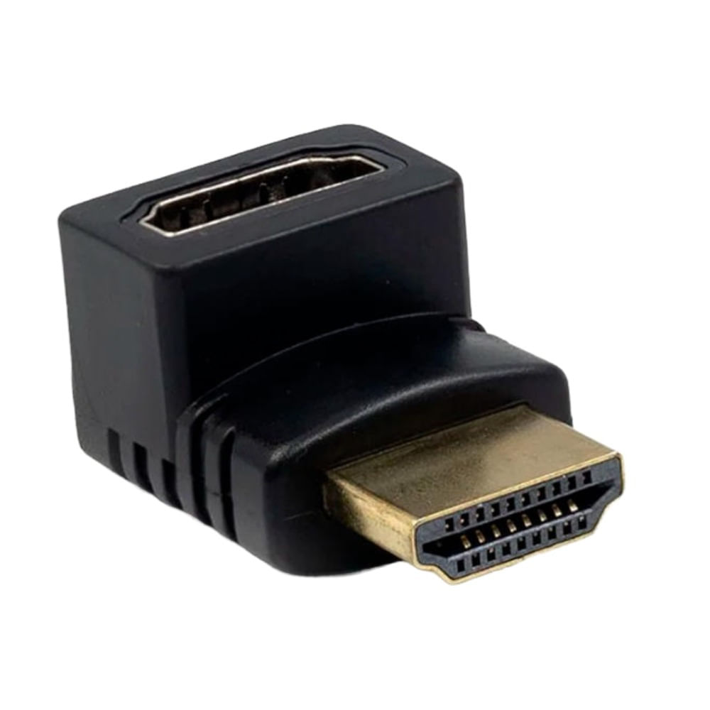 Adaptador HDMI Macho x HDMI Femea (90 Graus para Cima )